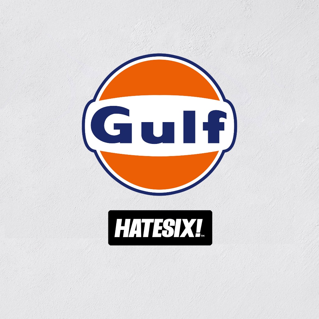 Sticker Decal GULF Hatesix