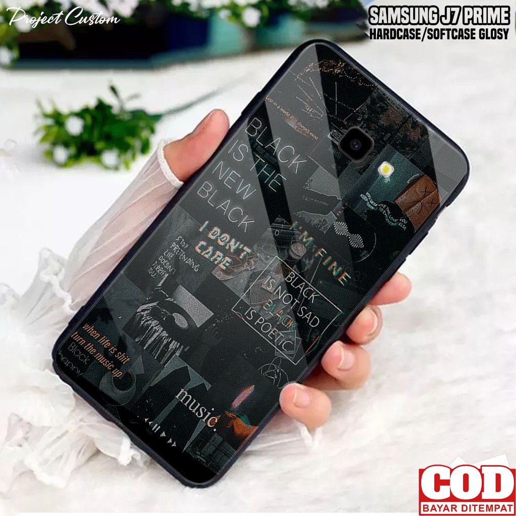 Case Samsung J7 Prime - Casing Hp Samsung J7 Prime ( AESTH ) Silikon Samsung J7 Prime - Softcase Gla