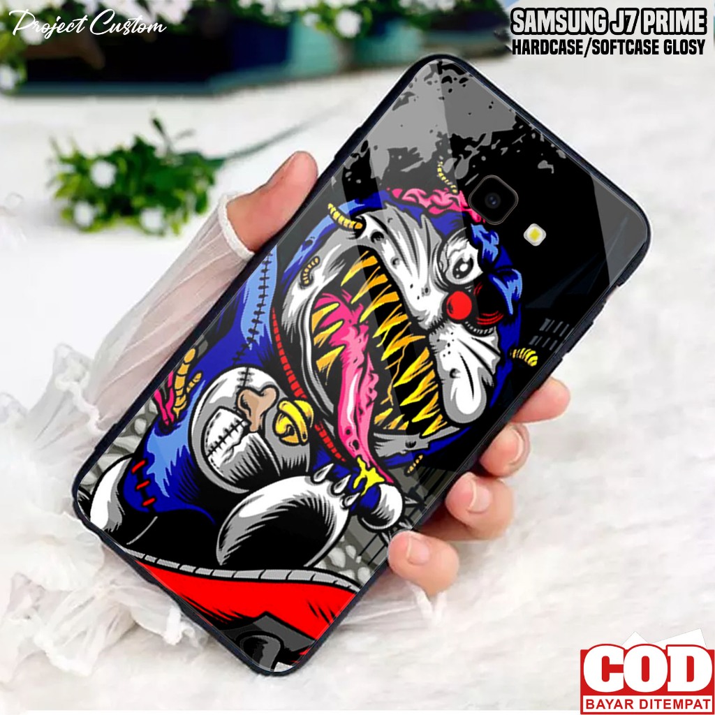Case Samsung J7 Prime - Casing Hp Samsung J7 Prime ( MASK ) Silikon Samsung J7 Prime - Softcase Glas