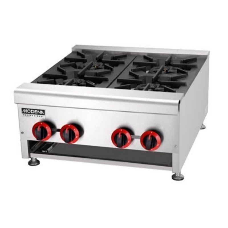 Modena Kompor 4 Empat Tungku Burner Gas Countertop Gas Open Burner
