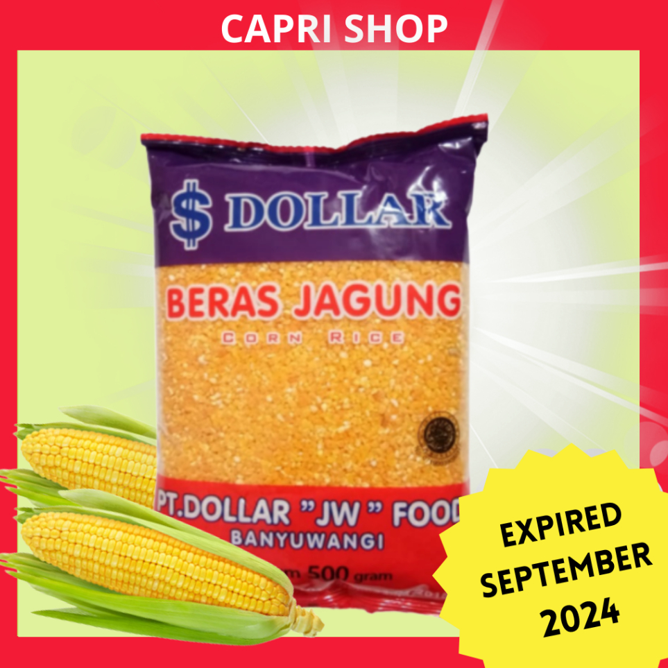 

HGRB8095 Beras Jagung DOLLAR 1 KILO ( isi 2 Bungkus)