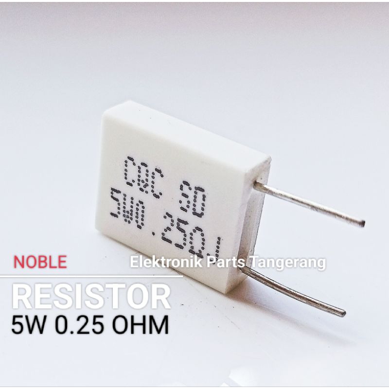 RESISTOR BPR 5 WATT 0.25 OHM RESISTOR BPR 5W 0.25 OHM RESISTOR BPR 0.25OHM 5WATT RESISTOR 5WATT 0.25