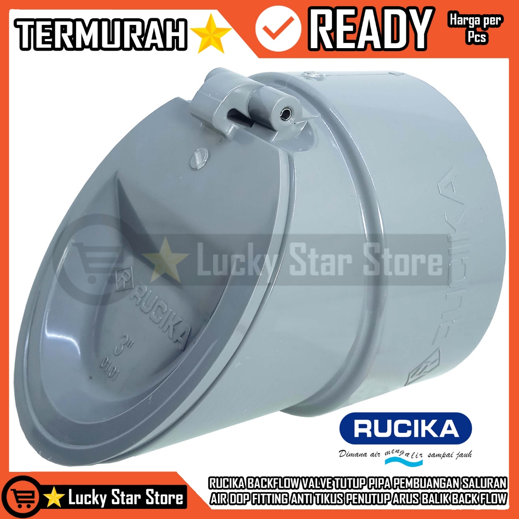 BACKFLOW 3” 4” RUCIKA TUTUP PIPA ANTI TIKUS KECOA 3 4 INCI INCH IN INCHI BACK FLOW SALURAN PEMBUANGA