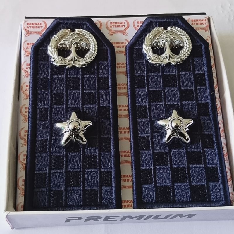 Pangkat Pdu Lurah Lama Logam Kain bordir