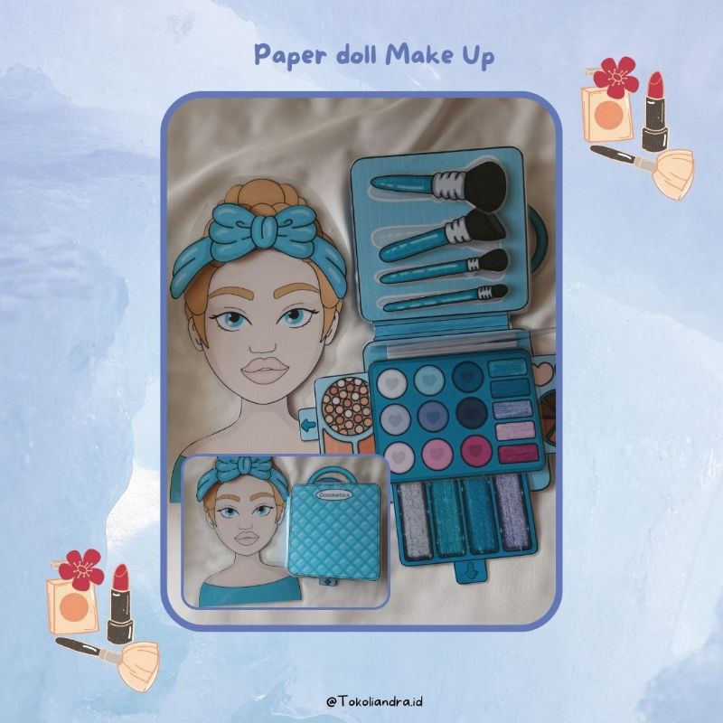 paper dolls makeup
