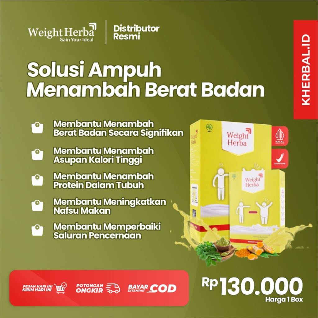 

Weight Herba Solusi Menambah Berat Badan 2 Gelas Menambah Nafsu Makan Dan Asupan Tubuh Menjadi Sehat