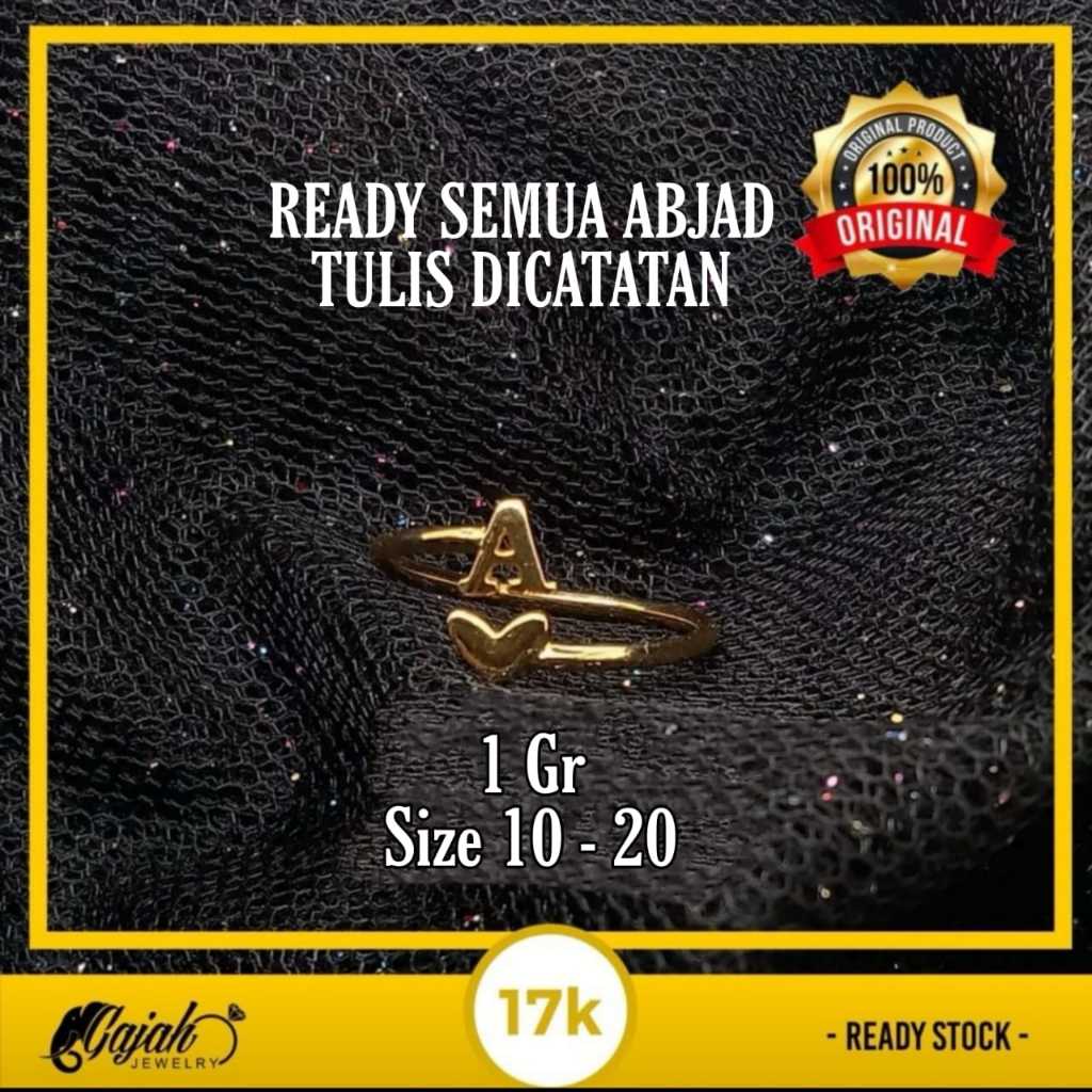 Cincin Emas 17K - Toko Emas Gajah Online - 1 Gr - 5826