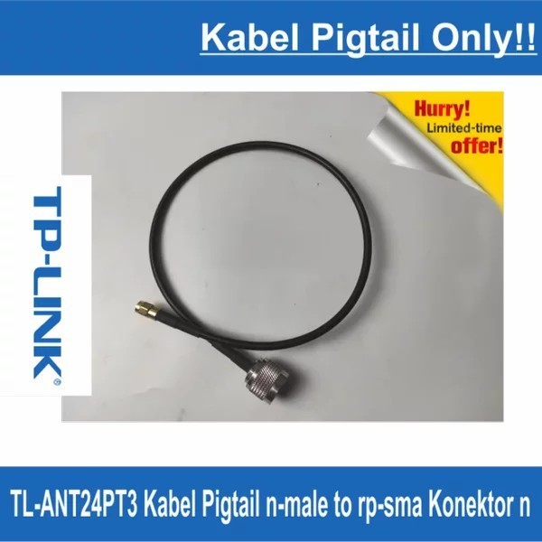 ET71 OKP-PGL-1 TP-LINK TL-ANT24PT3 kabel pigtail n-male to rp-sma