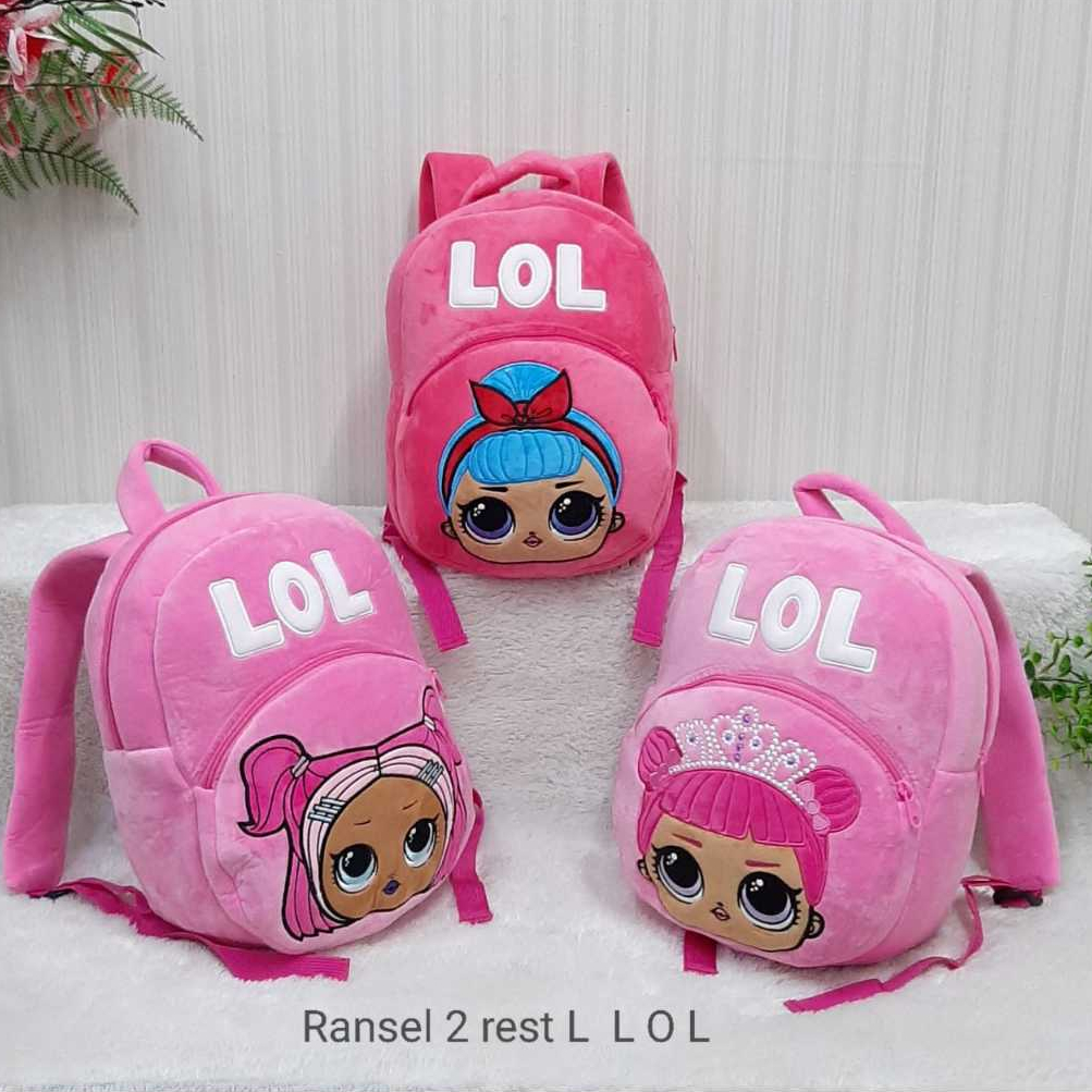 Tas Ransel Anak Cewek Size SD/Tas Sekolah Anak Perempuan Kado Hadiah Ultah