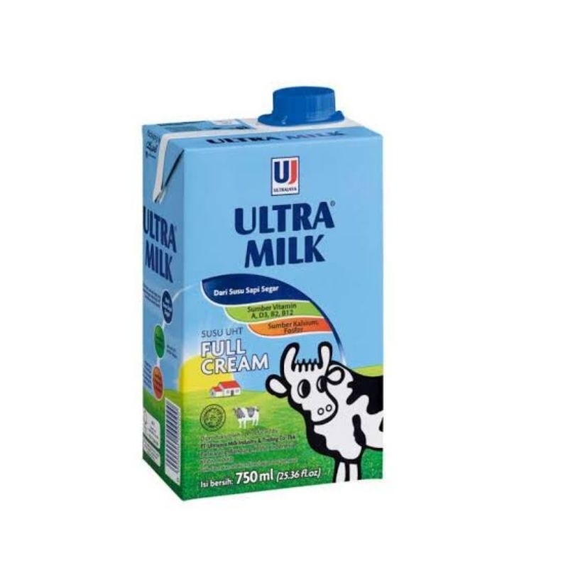 

ultra milk susu UHT full cream 750 ml
