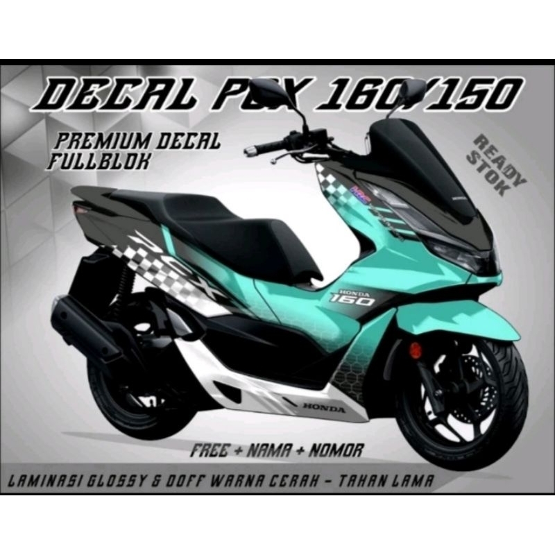 DECAL PCX 160 CUSTOM/STRIPING VARIASI HONDA PCX 150 STIKER TAHILAND PCX