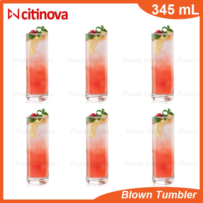 1 SET 6 PCS Gelas Bamboo Citinova/Gelas Bamboo/Gelas Kaca/Gelas Matcha/Gelas