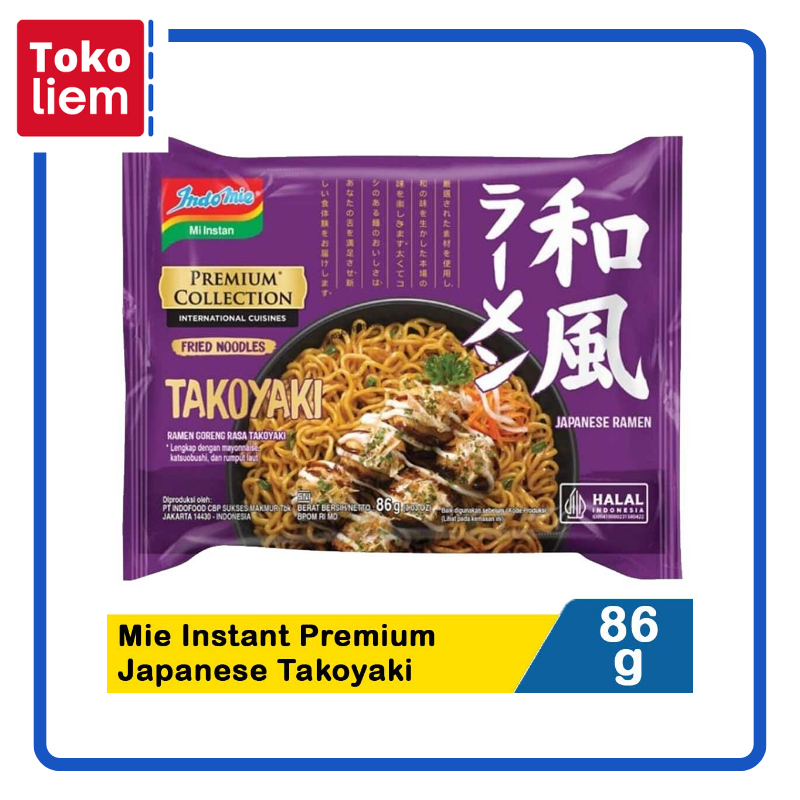 

Indomie Mie Goreng Premium Japanese Takoyaki 91G