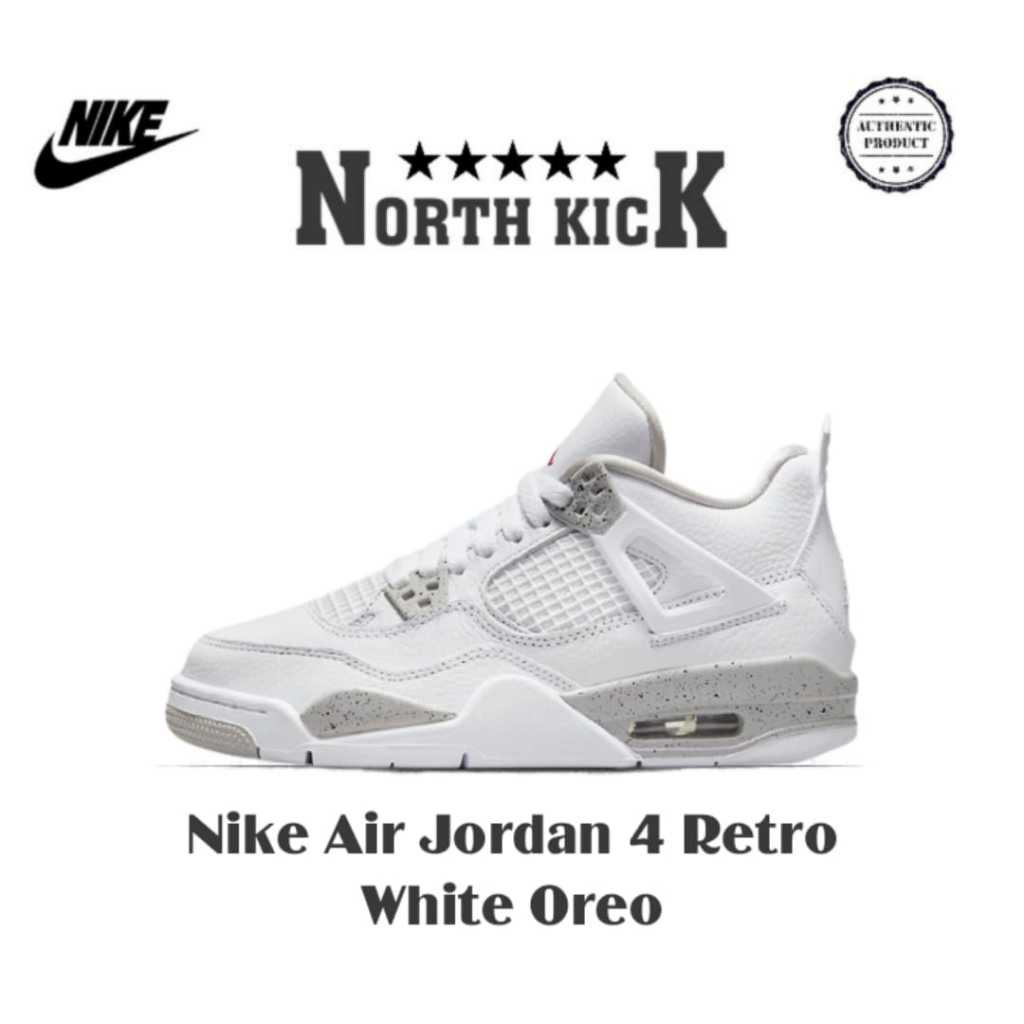 Nike Air Jordan 4 Retro White Oreo Original BNIB