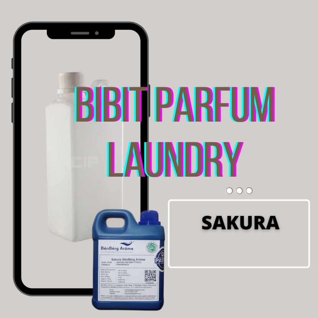 BIBIT PARFUM  LAUNDRY SAKURA ORIGINAL