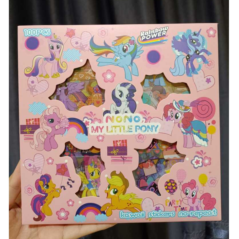 

Stiker viral Sticker Nono Momo Cici My Little Pony isi 100pcs lucu termurah waterproff