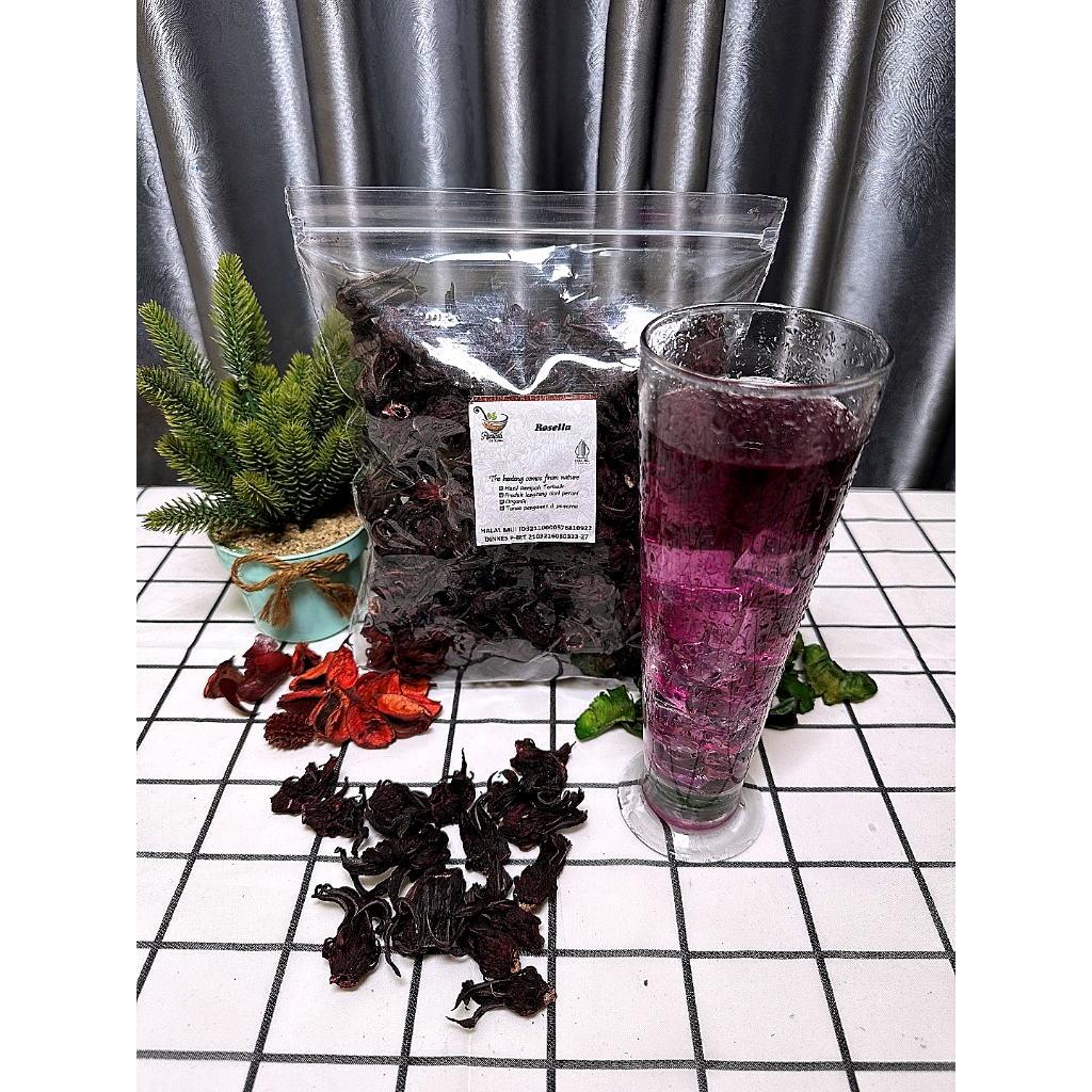 

RB22 Rosella Ungu 500 Gram Kering Premium Rempah Bu Risma