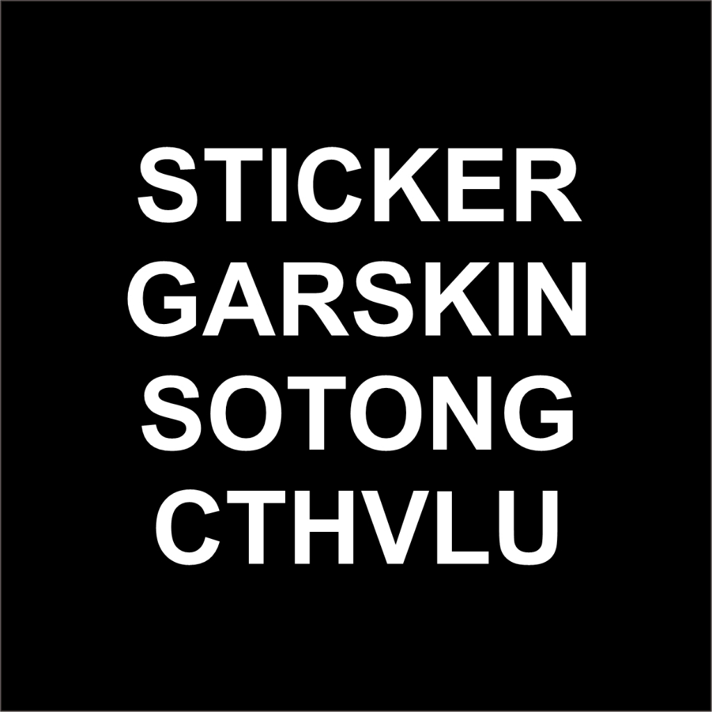 STICKER GARSKIN SOTONG