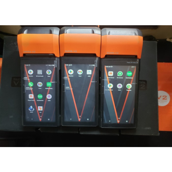 Mesin Kasir Sunmi MPOS Android Portable V2 4G 1/8GB Second - Fullset Limited
