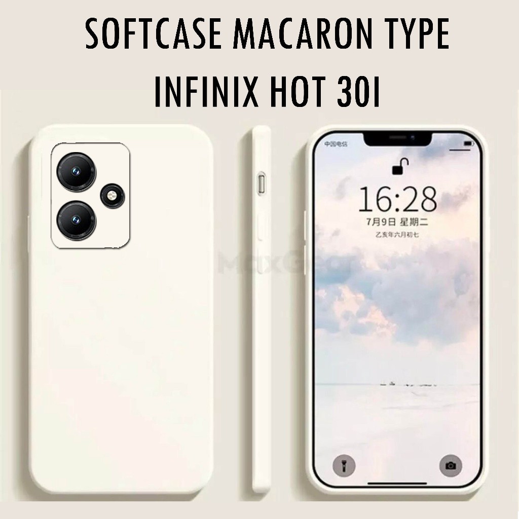 CASE INFINIX HOT 30i - Case Handphone - Casing Handphone - Pelindung Handphone - Softcase Macaron - Case Infinix