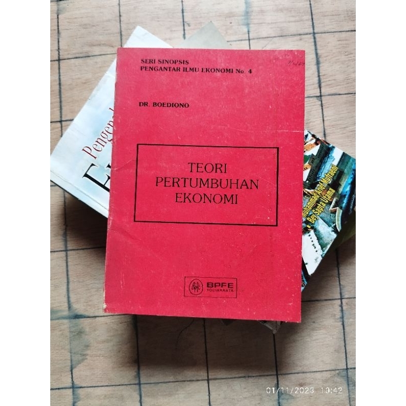 Buku Ekonomi, TEORI PERTUMBUHAN EKONOMI Oleh Dr. Boediono