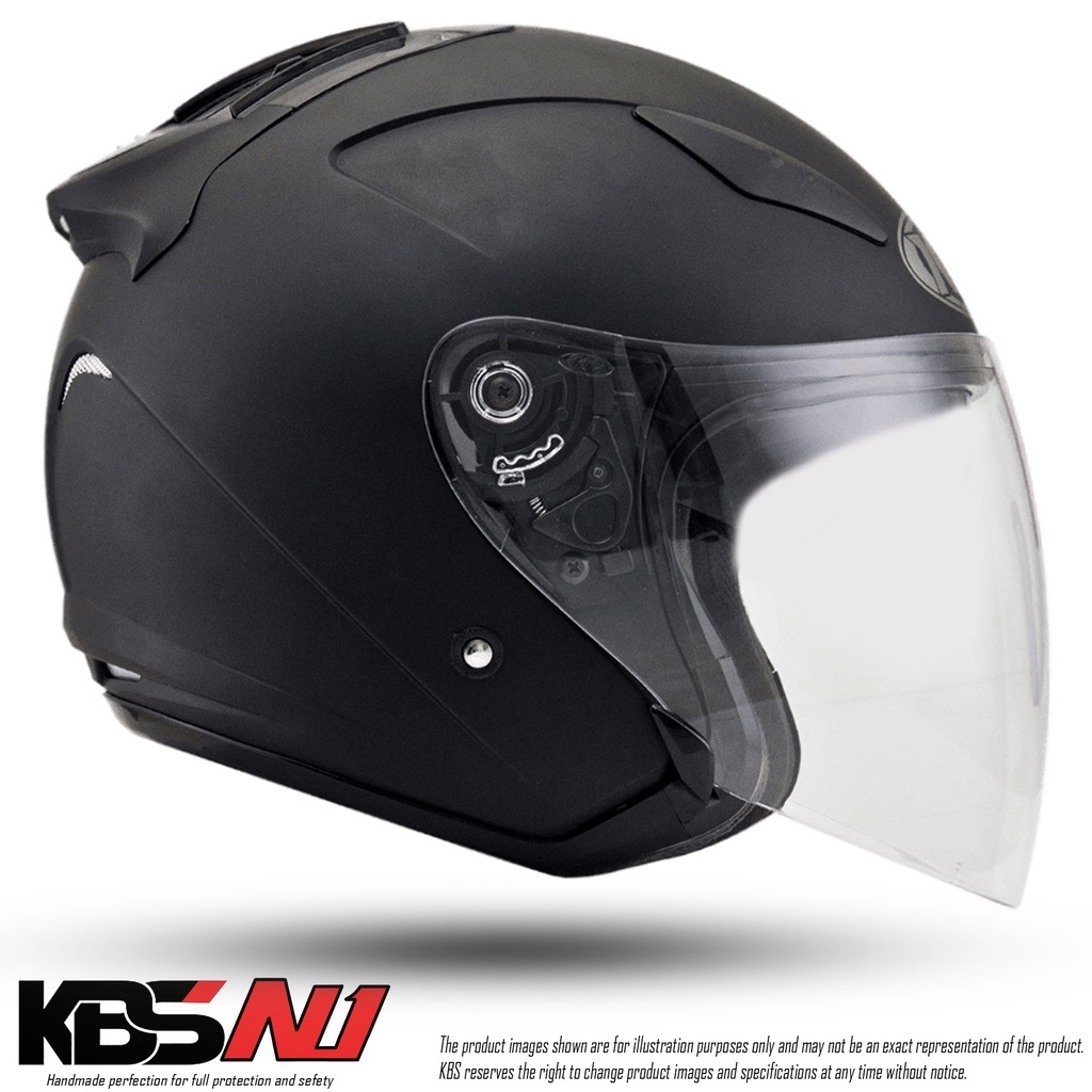 Helm Half Face KBS N1 Galaxy Hitam Dof / Helm PREMIUM Pria Dan Wanita Dewasa COD SNI DOT