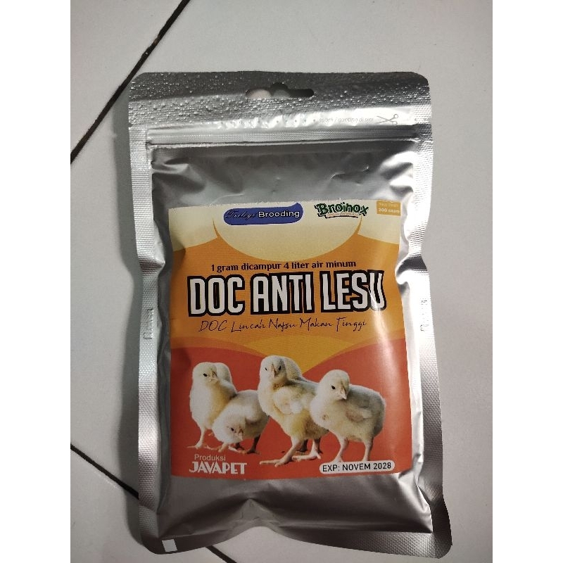 Broiler DOC anti lesu