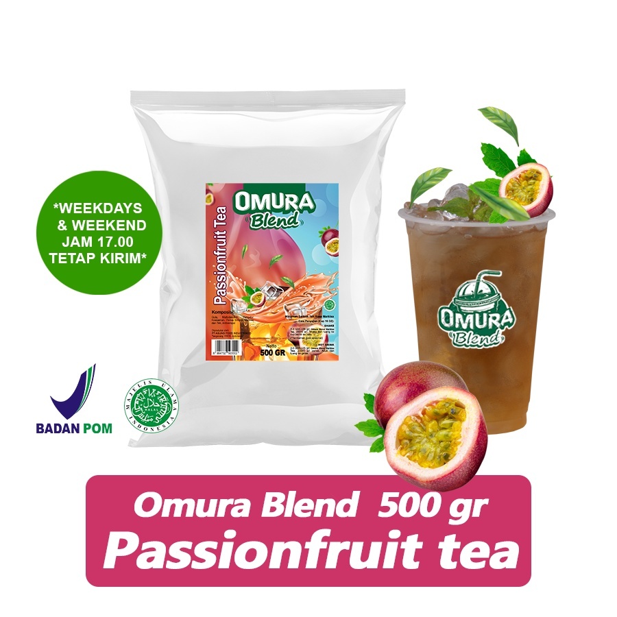 

Bubuk Minuman Premium Rasa Passionfruit Tea 500Gr / PassiontFruit tea Mix Gula - NUSANTARA POWDER - BLEND