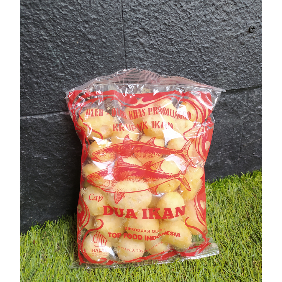 

Kerupuk ikan cap 2 ikan Enak Kerasa banget