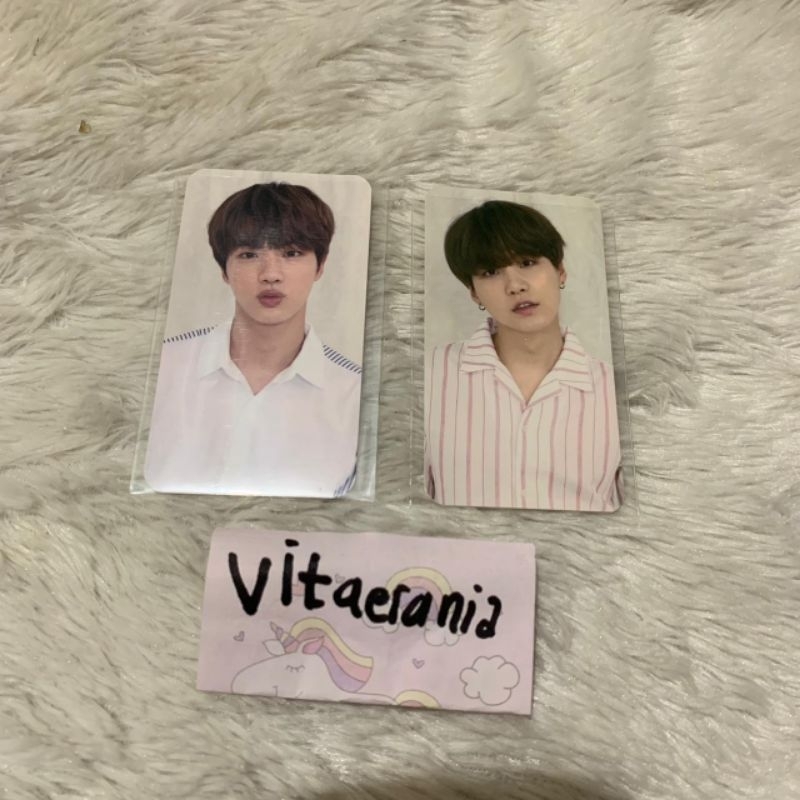 (official) photocard kyocera dome | kyocera seokjin pout | kyocera yoomgi | kyocera domp bts photoca