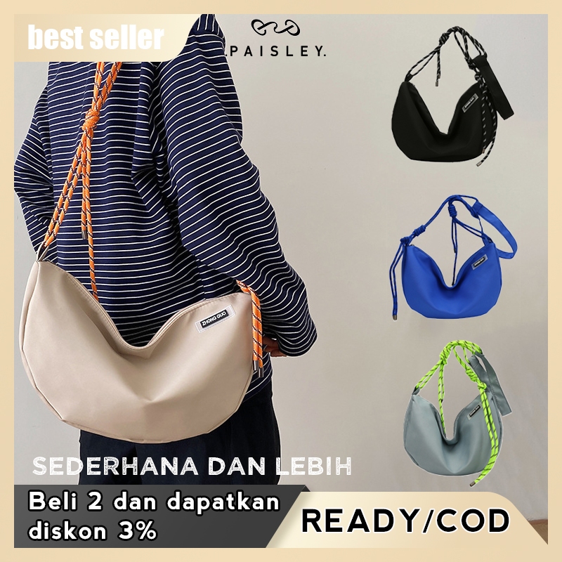 【READY】Tas Selempang Wanita Tas Selempang Bahu Baru Tas Selempang Kecil Ringan Tas Selempang Kapasit