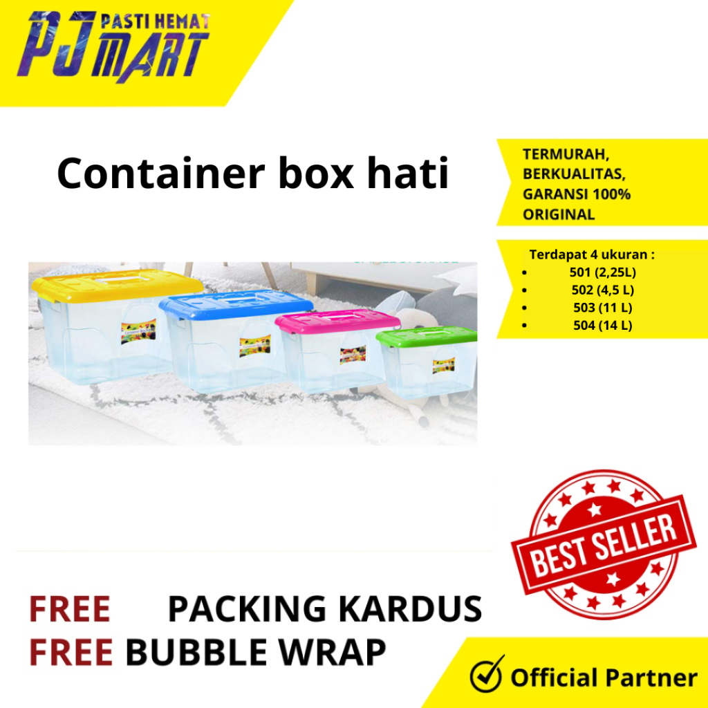 Container Box Hati | Container Box Mini | Tempat Organizer