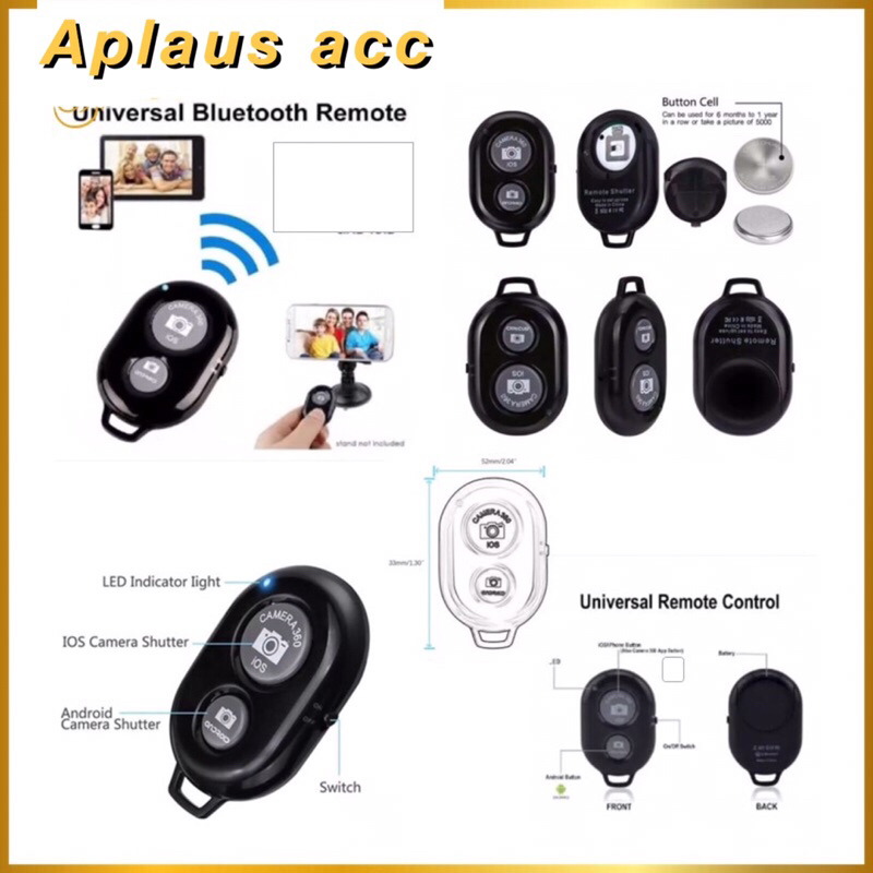 Tomsis Bluetooth Remote Control Selfie Universal For Android & IOS