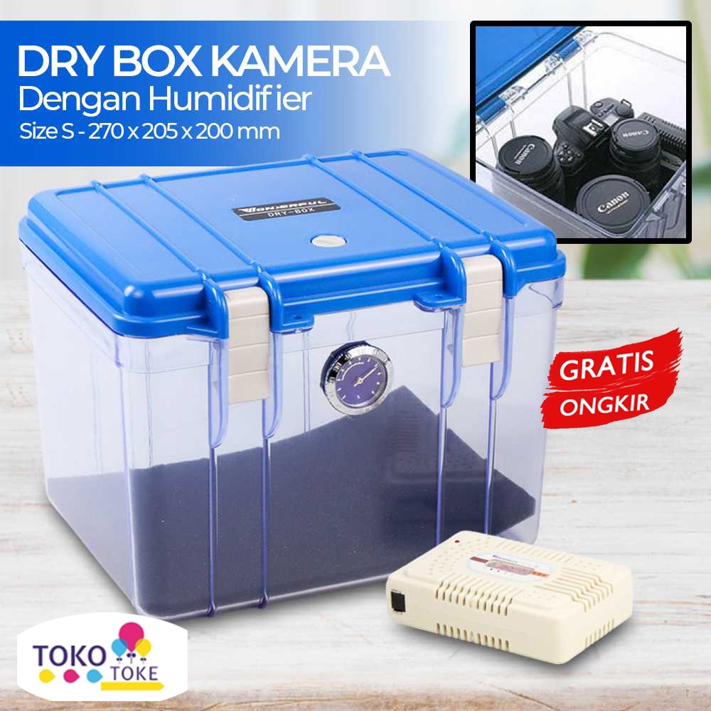 WONDERFUL Dry Box Camera with Dehumidifier / Kotak Kering Kamera Dengan Dehumidifier Anti Jamur dan 