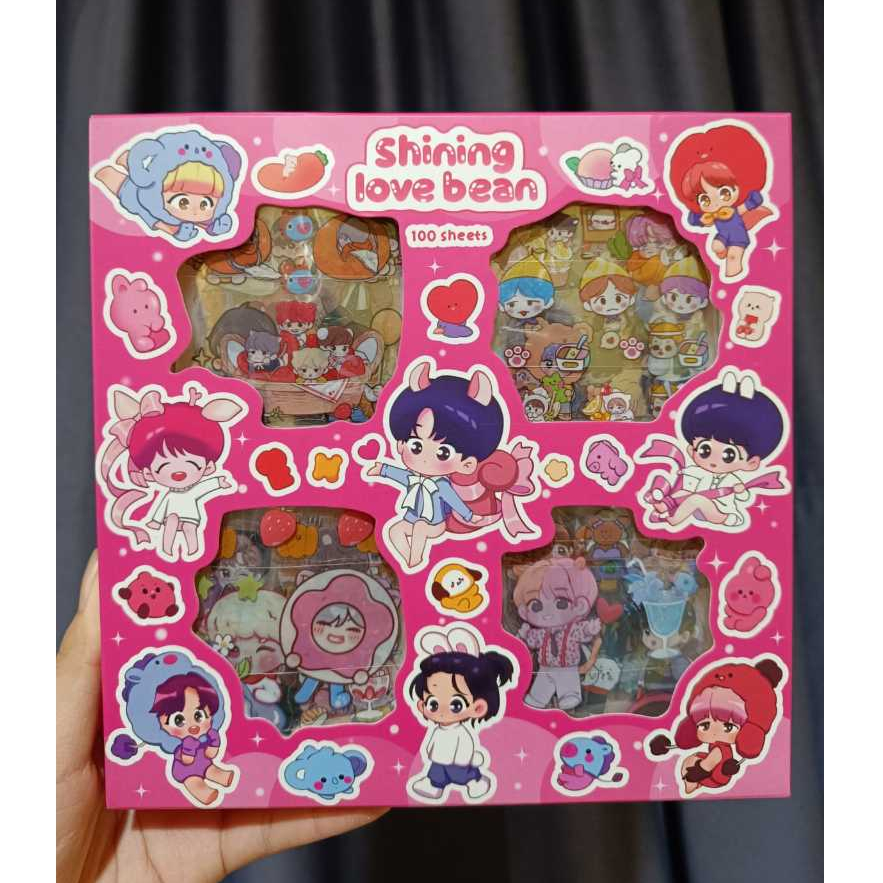 

Stiker Nono Momo Cici Sticker BTS BT21 Tinytan Korea Jungkook Jimin viral