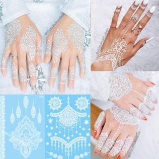 Tato TATTOO Henna Sticker Hena / Tato pengantin / Tatto tangan kaki Sticker Hena Badan / Henna tempe