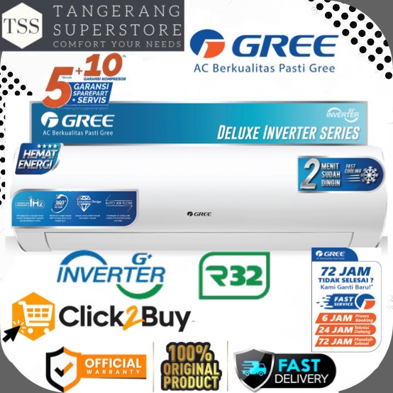 AC GREE GWC-12F5S GWC12 F5S GWC 12F5S INVERTER 1.5 PK SUPER LOW WATT GREE 1.5PK