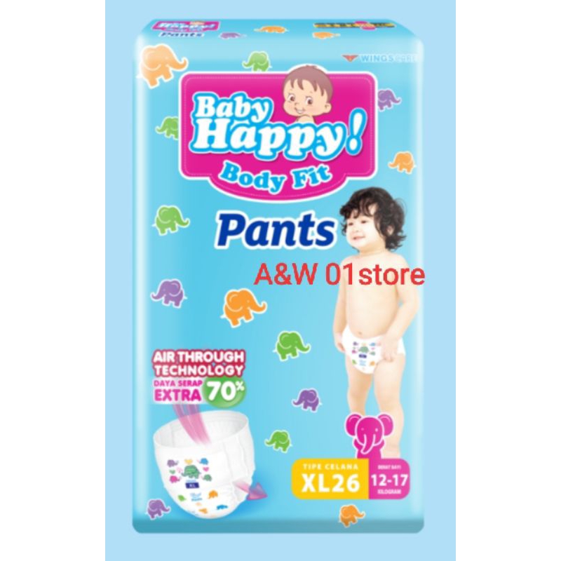 Pampers Baby Happy XL 26