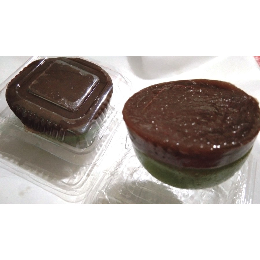 Kue Talam Lapis Coklat Pandan Jajanan Pasar