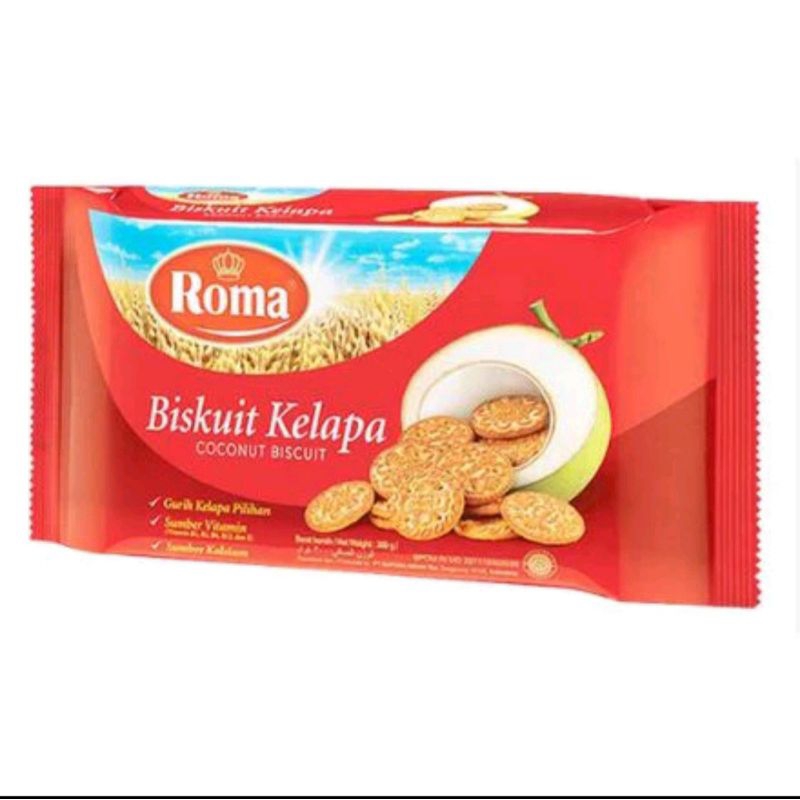 

Biskuit kelapa gurih roma kelapa kemasan 300 gram