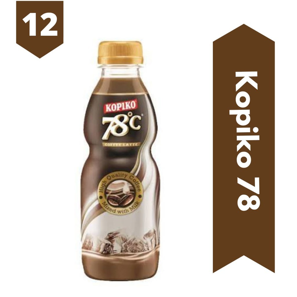 

Kopiko 78 Coffe Latte 1 Karton isi 12 Botol x 240 ml