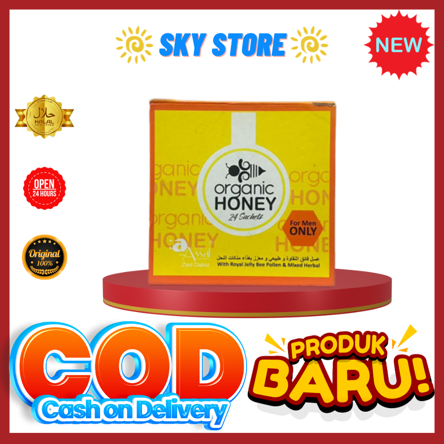 Organic Honey Royal 1Box 24 Sachet Original BPOM