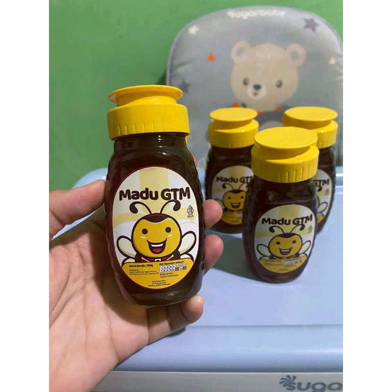 

Asli madu GTM kemasan 150 gram/madu penambah nafsu makan anak