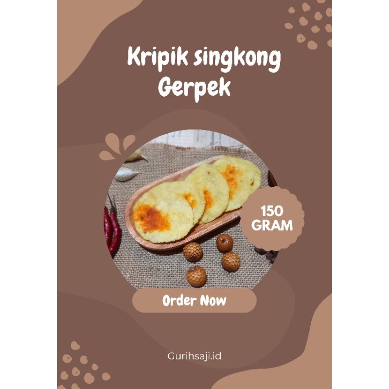 

Kripik Singkong Versi Gerpek 150 Gram Oleh Oleh Khas Purbalingga Renyah Gurih Oleh Oleh khas Purbalingga