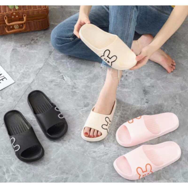 sandal selop karet rumahan korea import LDG 2310
