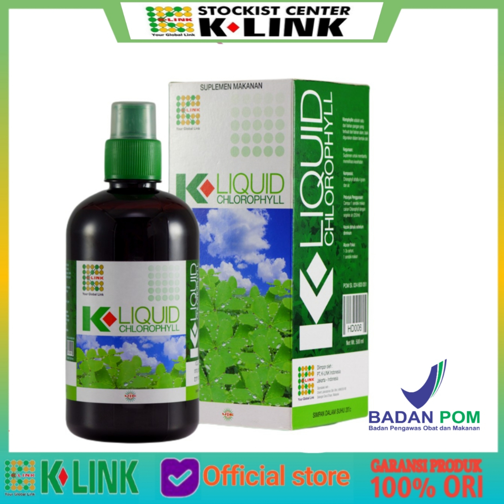 minuman kesehatan  klorofil asli