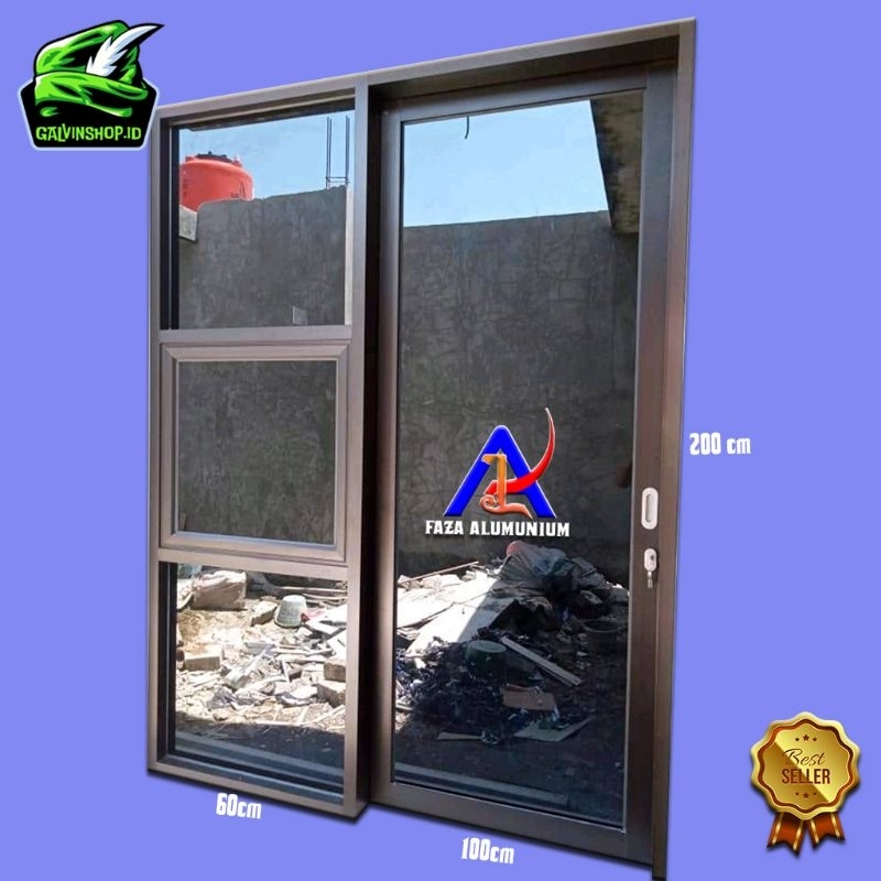 kusen pintu aluminium custom