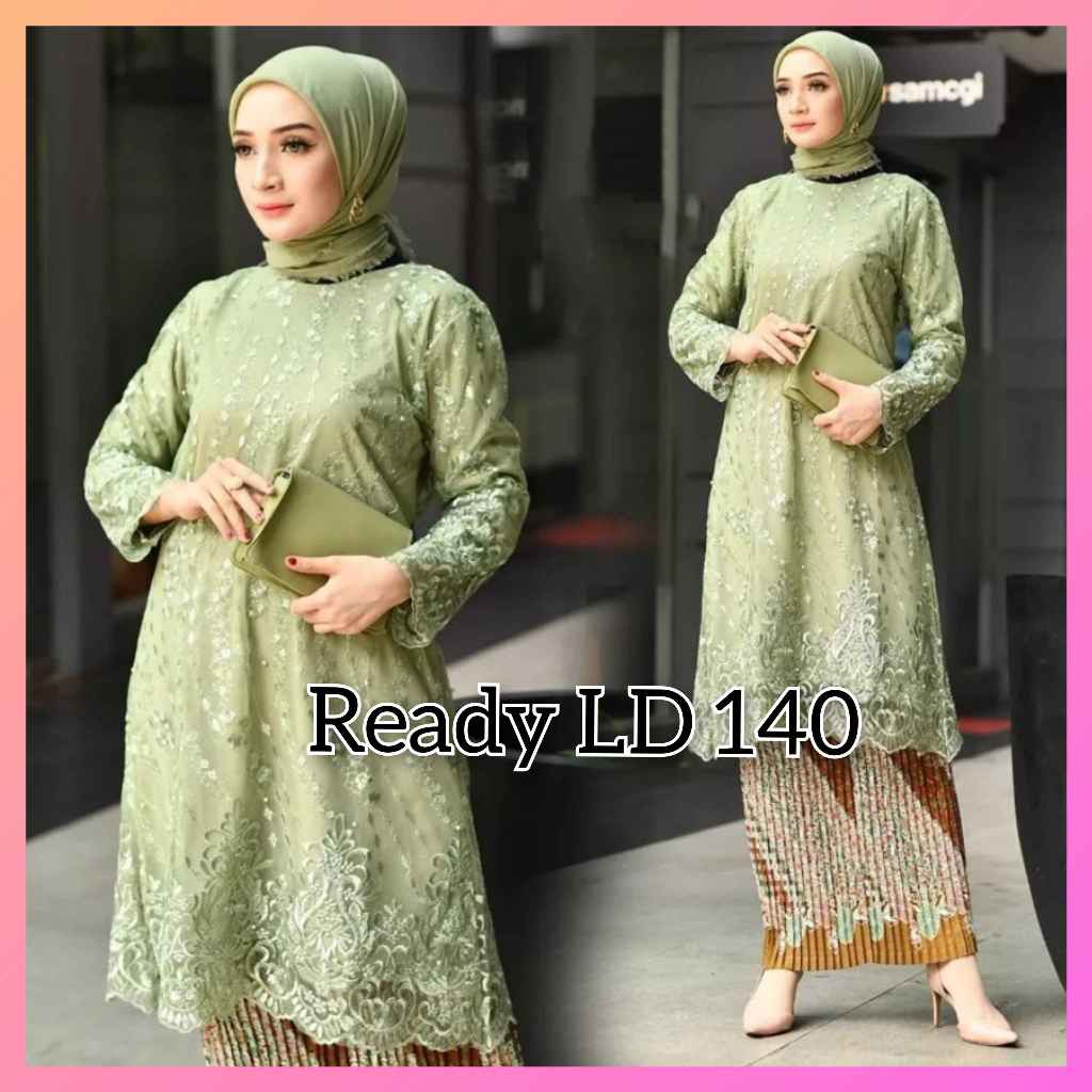 (Free Hijab) Kebaya jumbo LD 120 LD 130 LD 140 Modern Terbaru