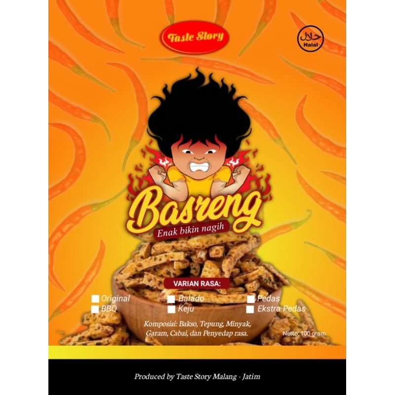 

BASRENG REMPAH PEDAS! 50gr