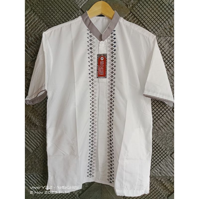 Baju Koko Taqwa Dewasa Putih